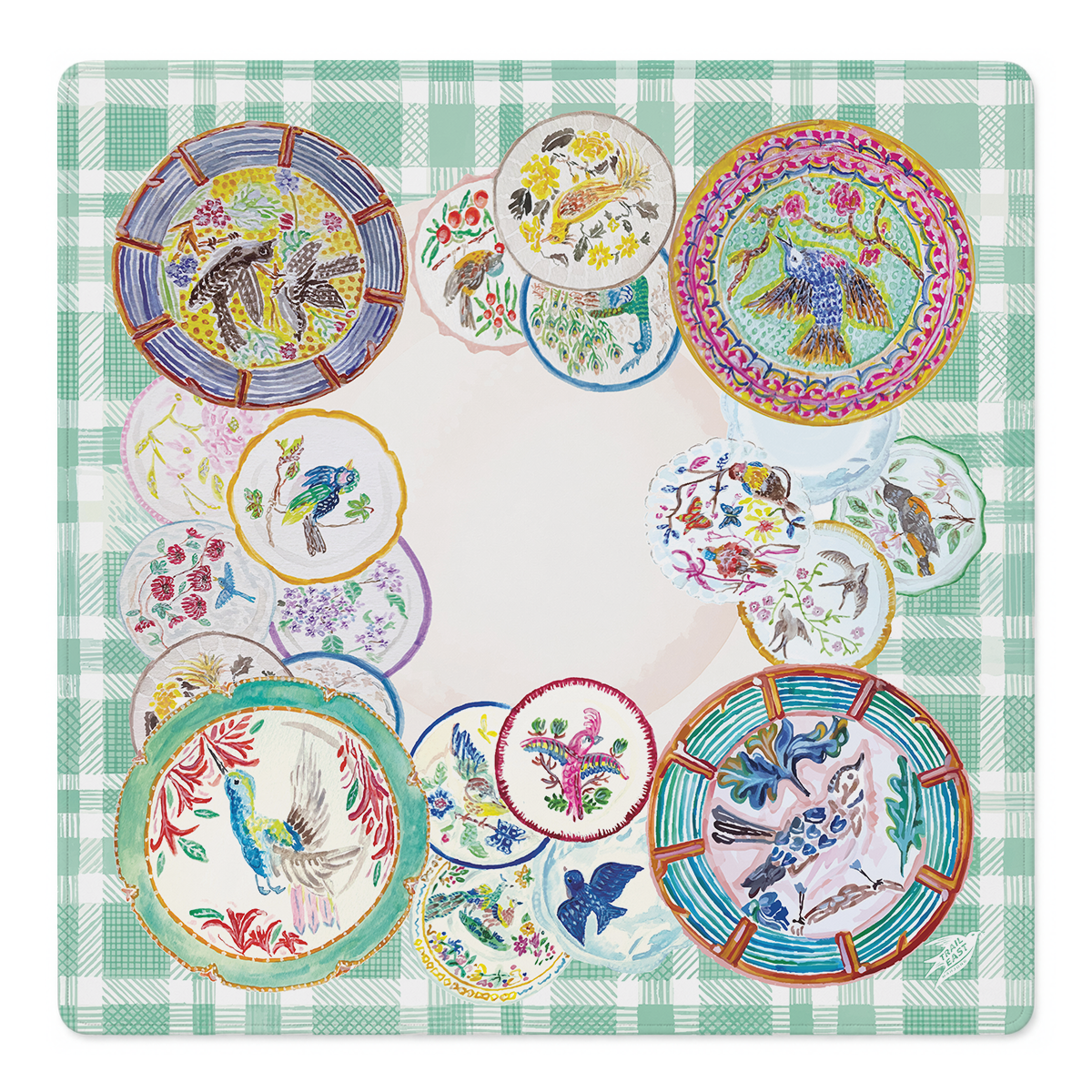 Fine China Fantasy Mahjong Mat | Mahjong by SI