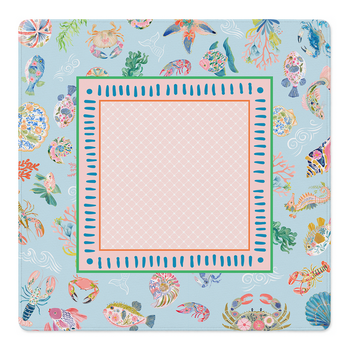 Shell We Dance Mahjong Mat | Mahjong by SI