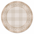 Buttercream Gingham Scroll Mahjong Mat | Mahjong by SI
