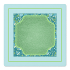 Azure Garden Frame Mahjong Mat | Mahjong by SI