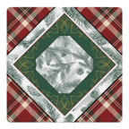 Plaid Tidings and Pinecones Mahjong Mat | Mahjong by SI