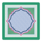 Preppy in Pink Meets Greek Mahjong Mat | Mahjong by SI