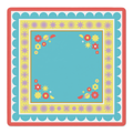 Flower Power Hour Mahjong Mat by Mahjong by SI