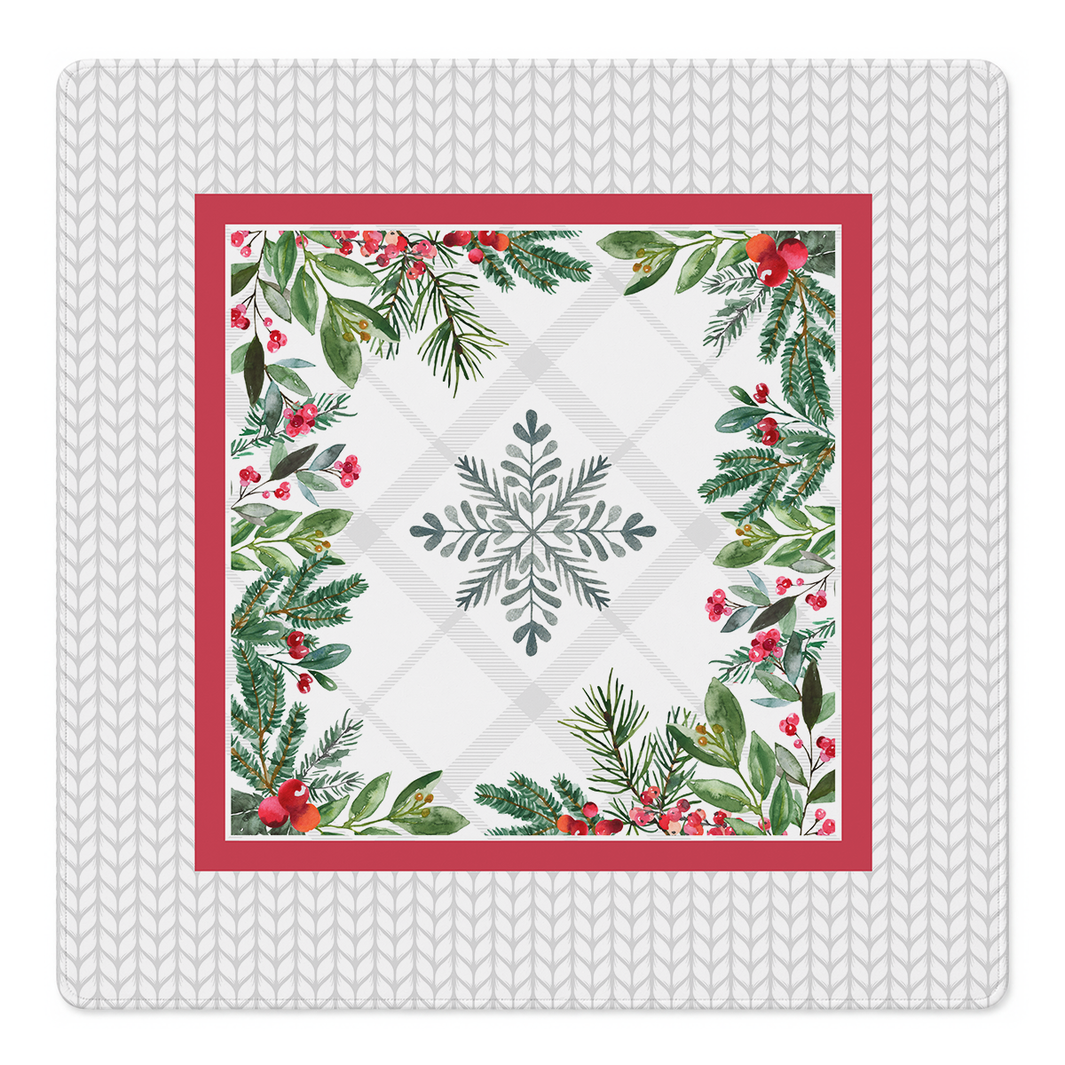 Let It Sweater Snow Mahjong Mat | Mahjong by SI