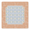 Mahjong by SI™ Porcelain & Peach Mahjong Mat
