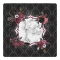 Gothic Rosette Noir Mahjong Mat | Mahjong by SI