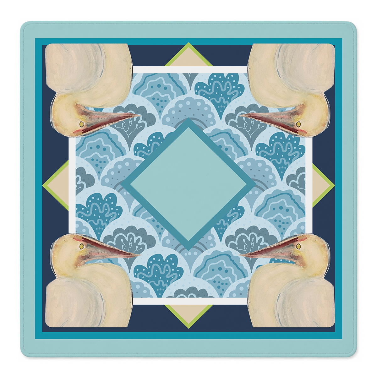 No Egrets Mahjong Mat | Mahjong by SI