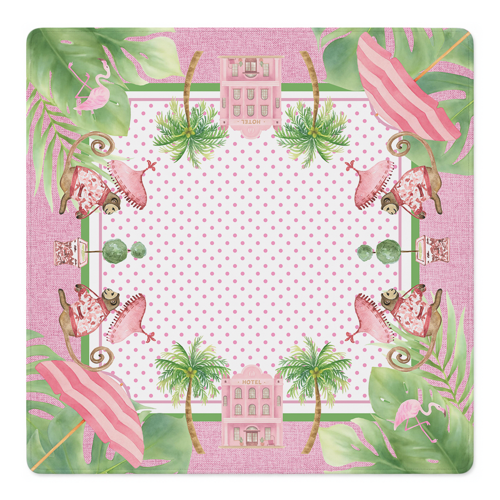 Pink Palace Getaway Mahjong Mat | Mahjong by SI