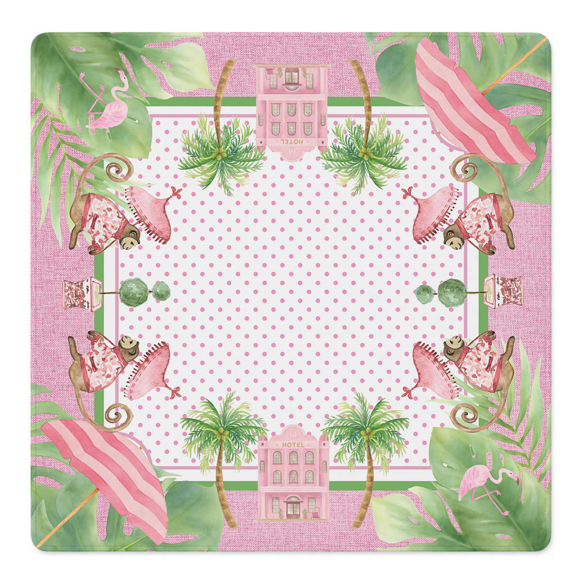 Pink Palace Getaway Mahjong Mat | Mahjong by SI