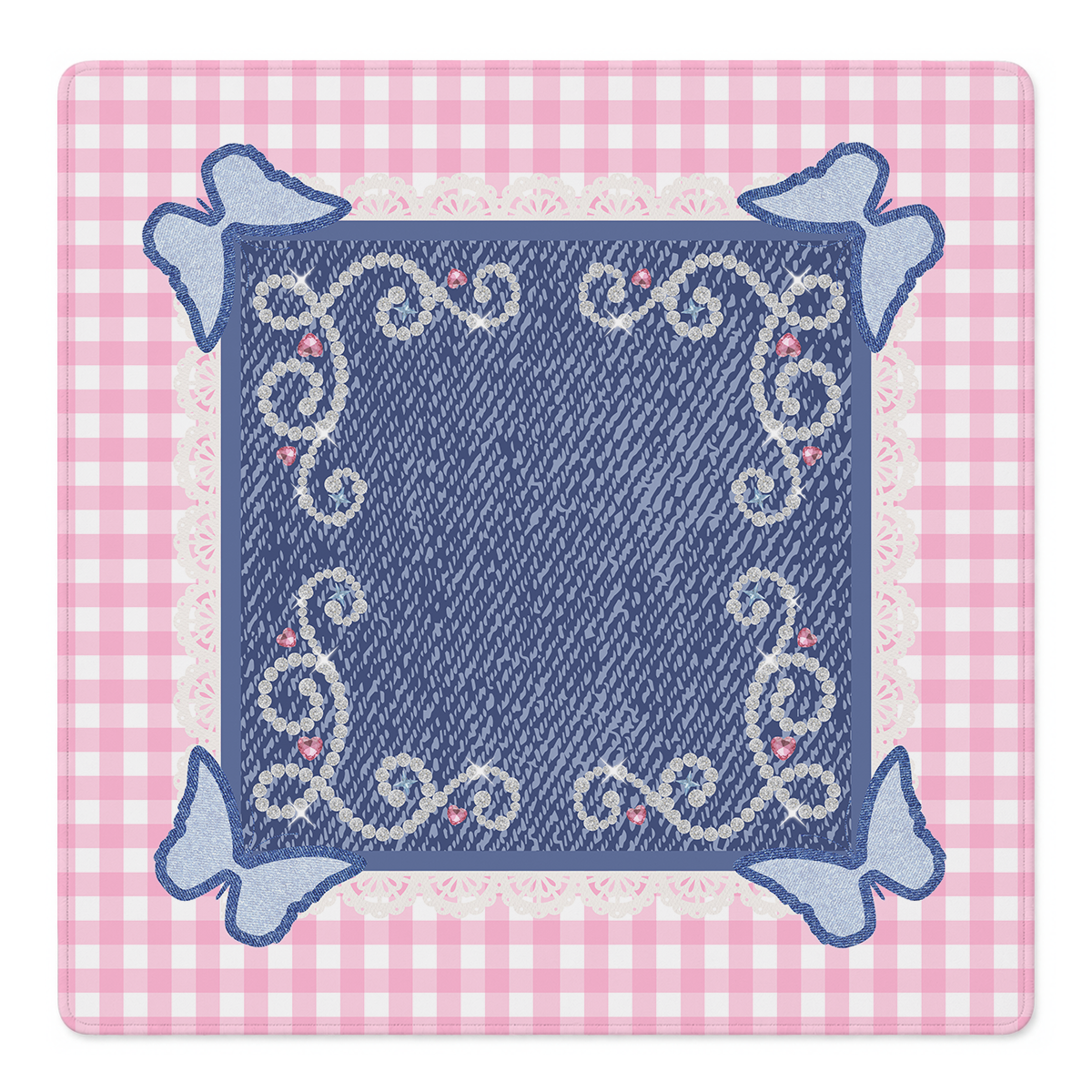 Denim and Diamonds Mahjong Mat | Mahjong by SI