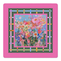 Plaid to the Bloom Mahjong Mat | Mahjong by SI