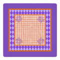 Tiger Check Mate Mahjong Mat | Mahjong by SI