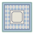 Argyle My Love Mahjong Mat by Mahjong by SI