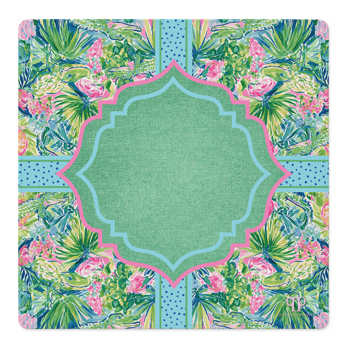 Palm Beach Medallion Mahjong Mat | Mahjong by SI