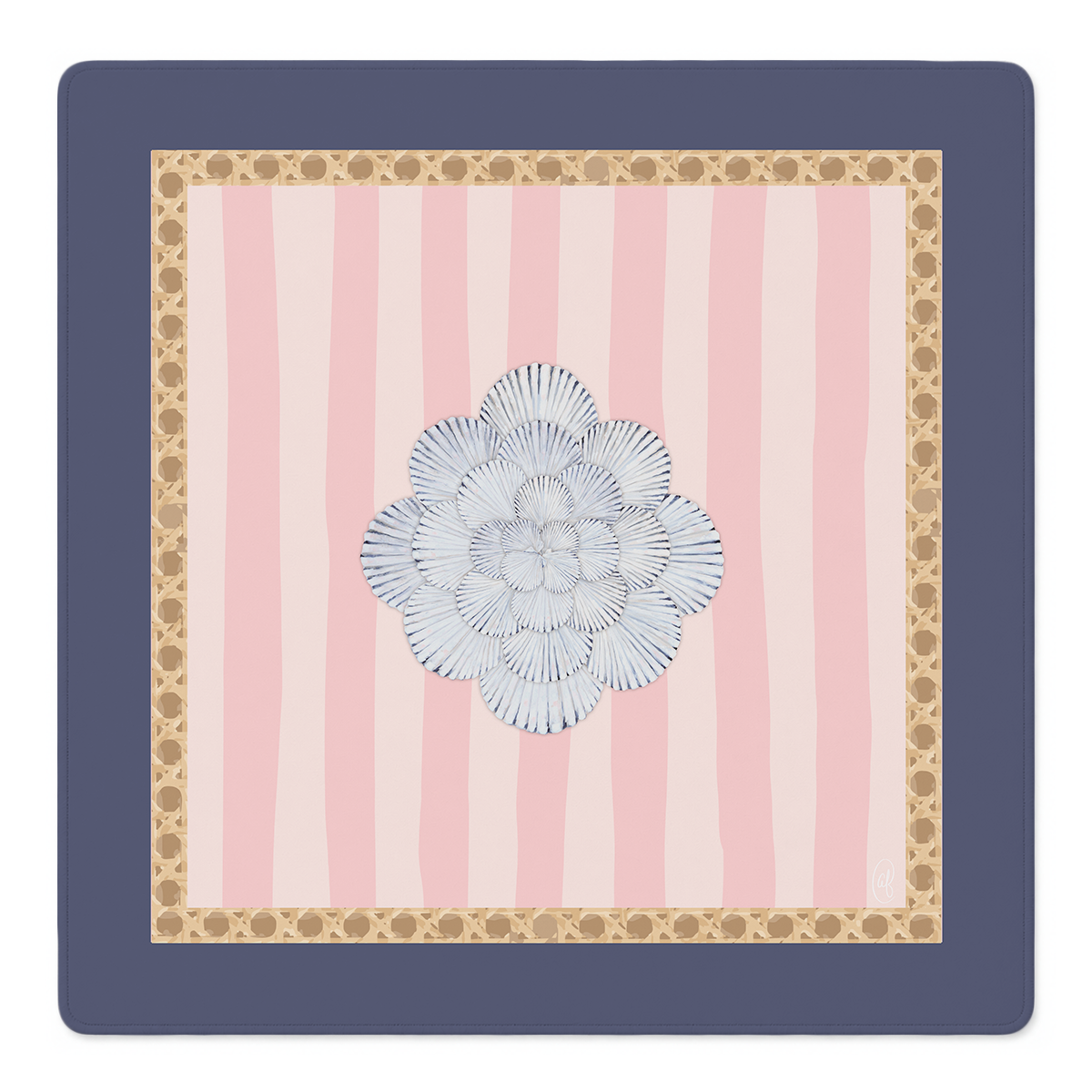 Petal to the Shellal Mahjong Mat | Mahjong by SI