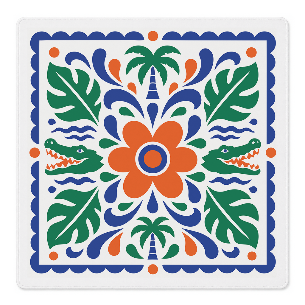 Gator Bay Getaway Mahjong Mat | Mahjong by SI