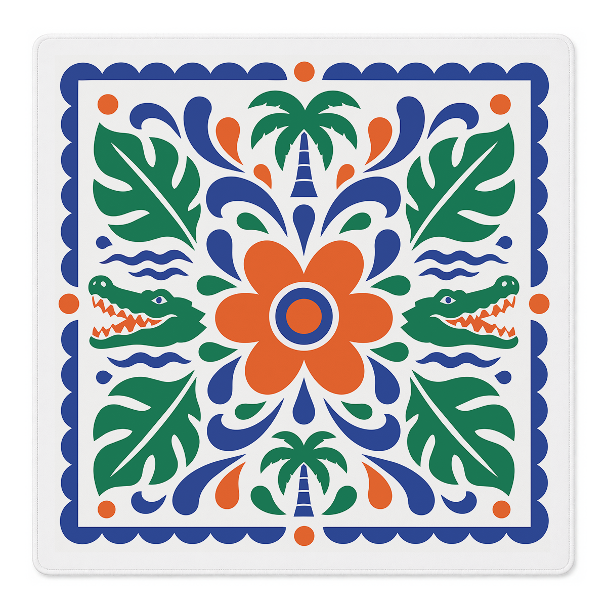 Gator Bay Getaway Mahjong Mat | Mahjong by SI