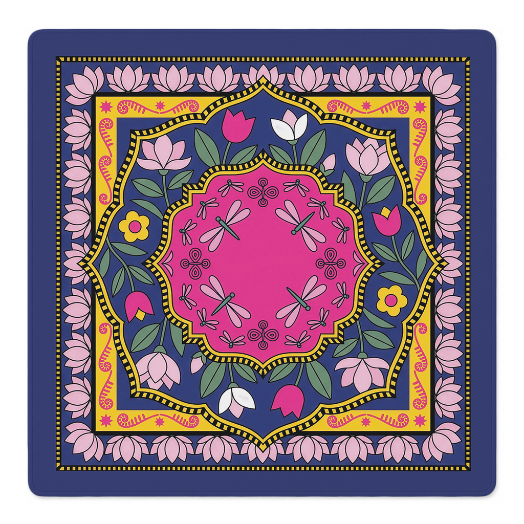 Dragonfly Enchantment Mahjong Mat by Mahjong by SI