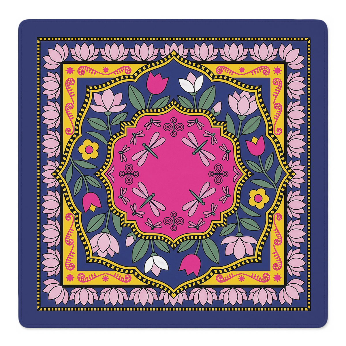 Dragonfly Enchantment Mahjong Mat by Mahjong by SI