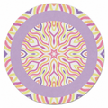 Sorbet Swirl Mandala Mahjong Mat | Mahjong by SI