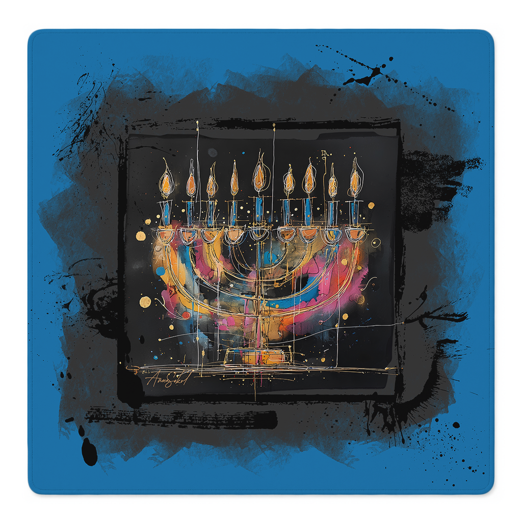 Light Up the Table Mahjong Mat by Anna Sokol | Mahjong by SI