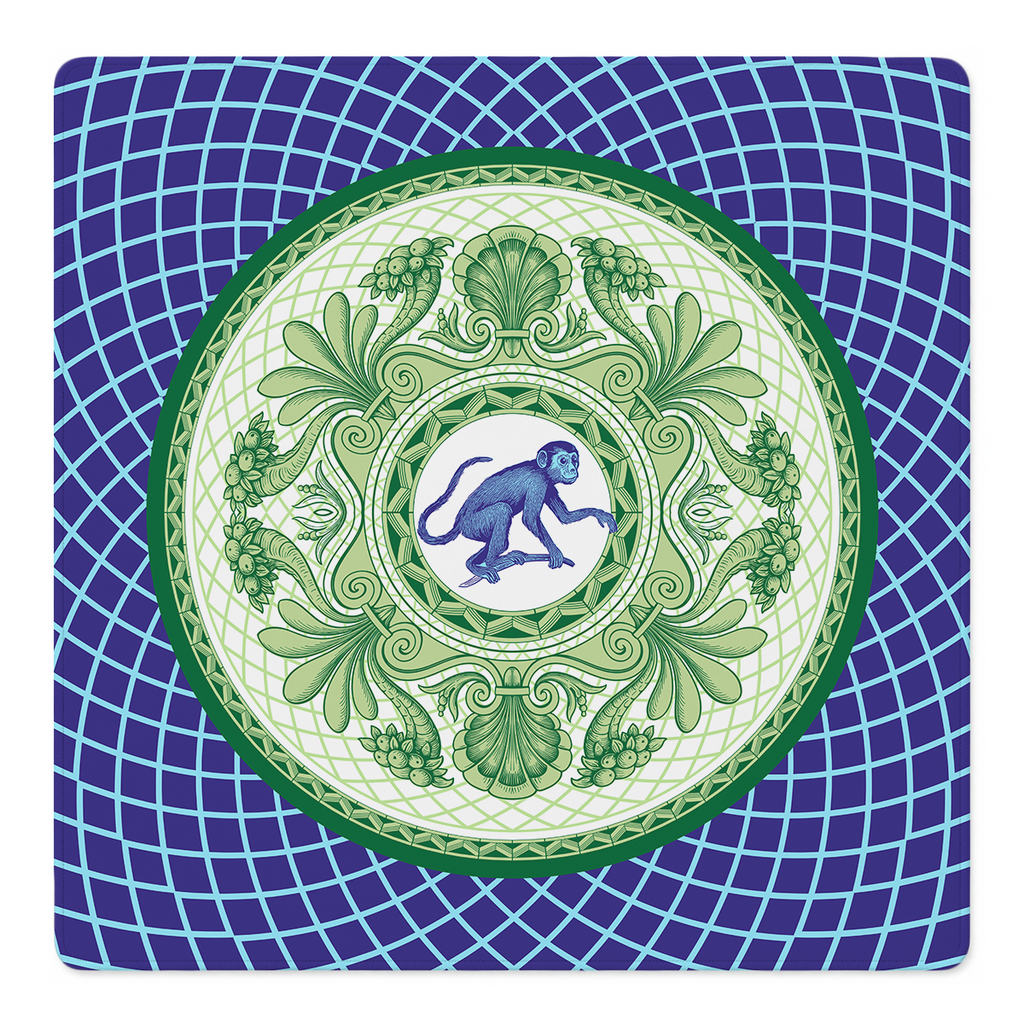 Azulito Mahjong Mat by Catalina Estrada | Mahjong by SI