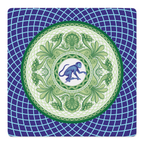 Azulito Mahjong Mat by Catalina Estrada | Mahjong by SI