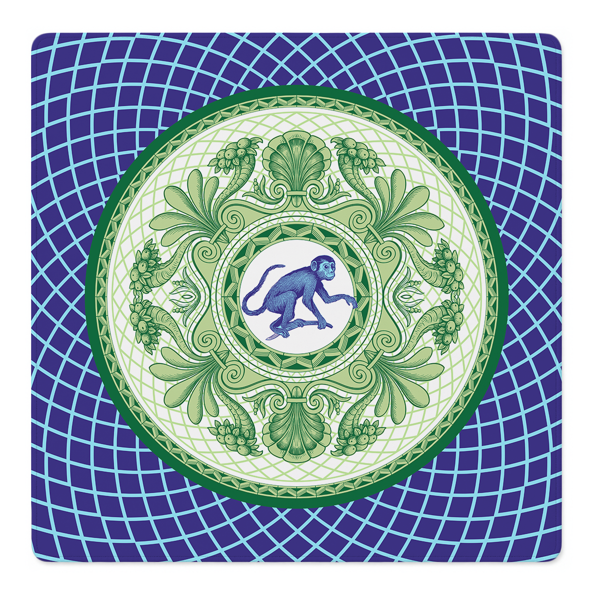Azulito Mahjong Mat by Catalina Estrada | Mahjong by SI