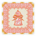Fall Ginger Jars mahjong mat original artwork by Jessica Henderson of JJ Designs