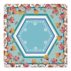 Floral Hexception Mahjong Mat | Mahjong by SI