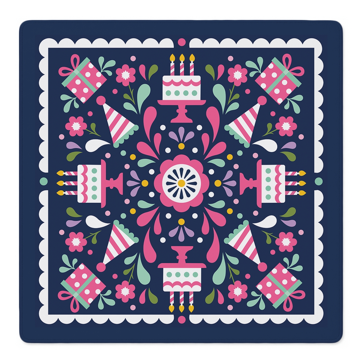 Party Like a Folklord Mahjong Mat | Mahjong by SI