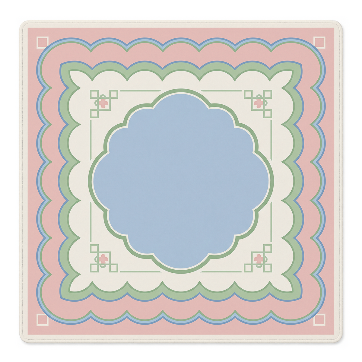 Frosted Cloud Nine Mahjong Mat by Mahjong by SI