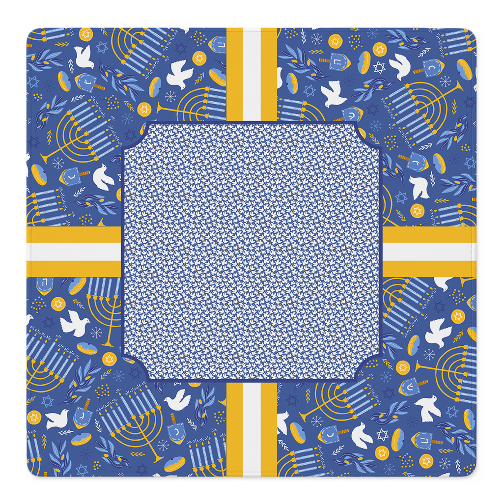 Dreidel & Dove Mahjong Mat by Jen Jones | Mahjong by SI