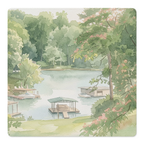 Lake Day Dreams Mahjong Mat by Mahjong by SI