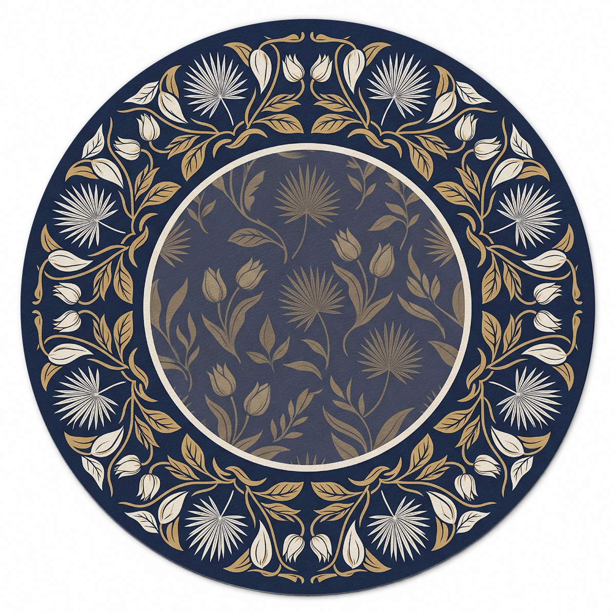 Thistle and Vine Nocturne Mahjong Mat | Mahjong by SI
