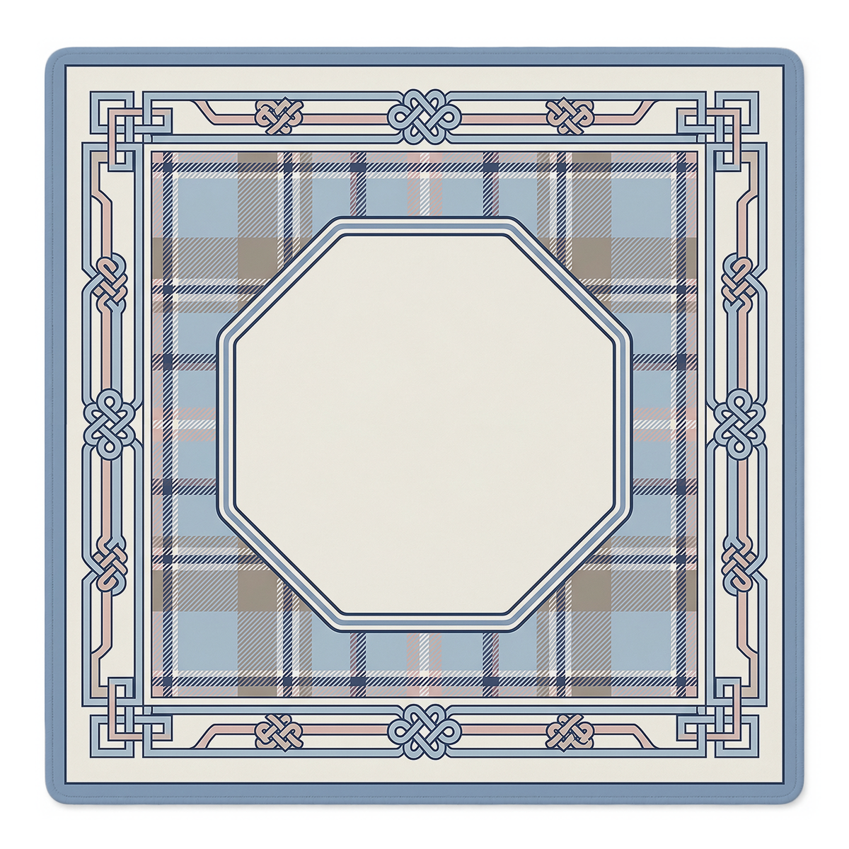 Knot Your Average Plaid Mahjong Mat by Mahjong by SI