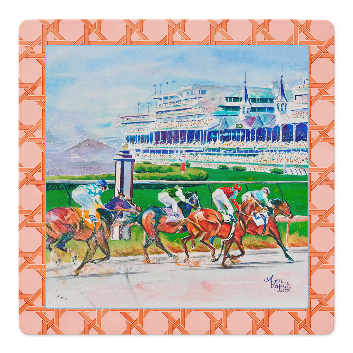 Derby Day Dash Mahjong Mat | Mahjong by SI