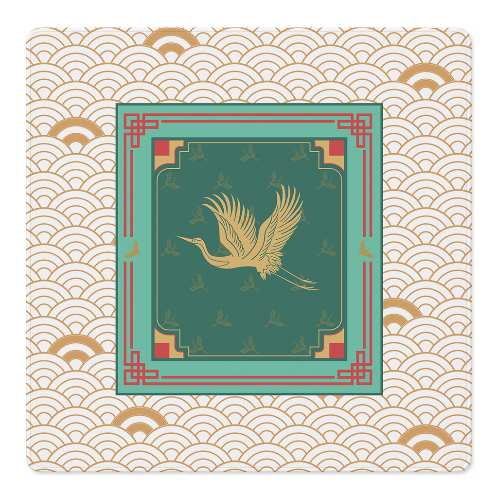 Crane Your Neck Mahjong Mat | Mahjong by SI