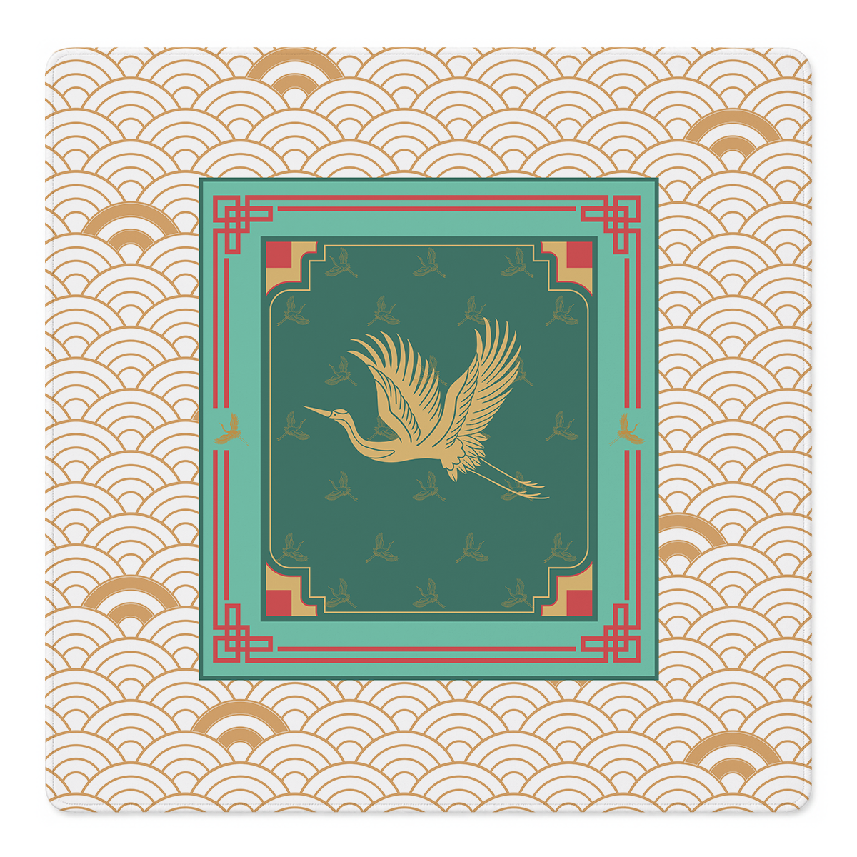Crane Your Neck Mahjong Mat | Mahjong by SI