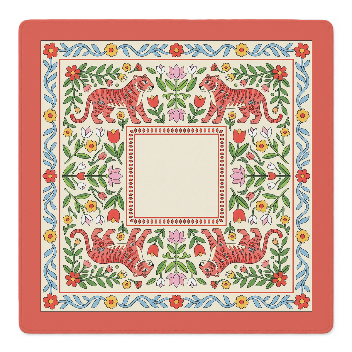 Tiger Lily Folklore Mahjong Mat by Mahjong by SI