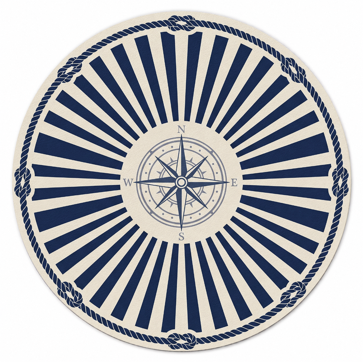Nautical Compass Rose Mahjong Mat | Mahjong by SI