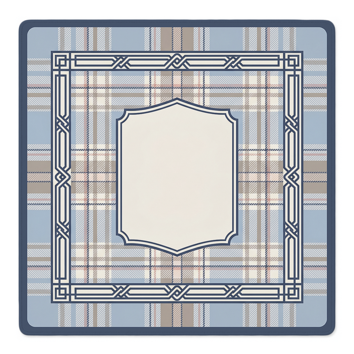 Plaid Perfection Mahjong Mat by Mahjong by SI