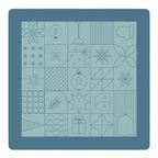 Winter Wonderland Tiles Mahjong Mat | Mahjong by SI