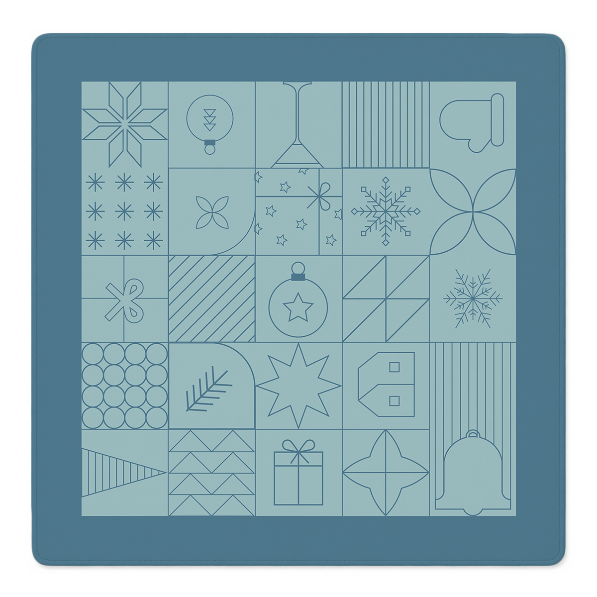 Winter Wonderland Tiles Mahjong Mat | Mahjong by SI