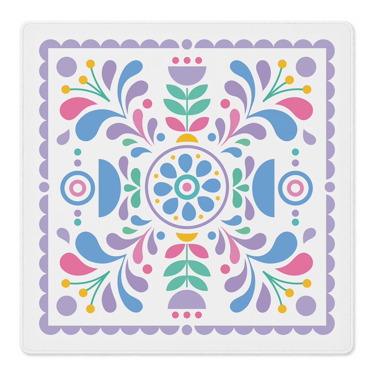 Folk Garden Fiesta Mahjong Mat | Mahjong by SI
