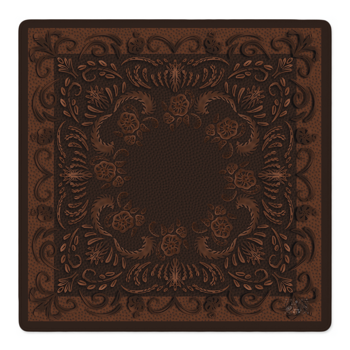 Mocha Motion Mahjong Mat | Mahjong by SI