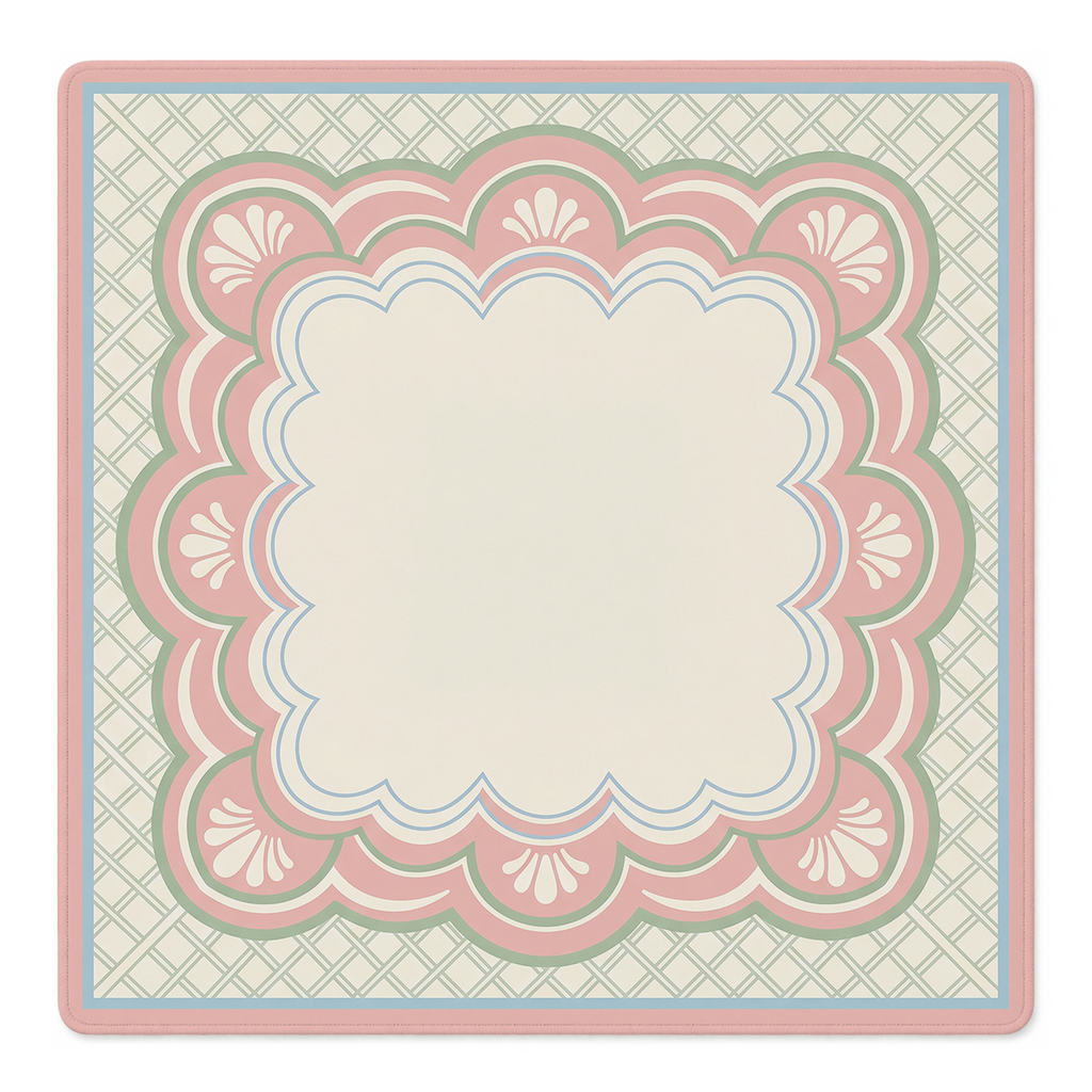 Victorian Tea Party Mahjong Mat by Mahjong by SI