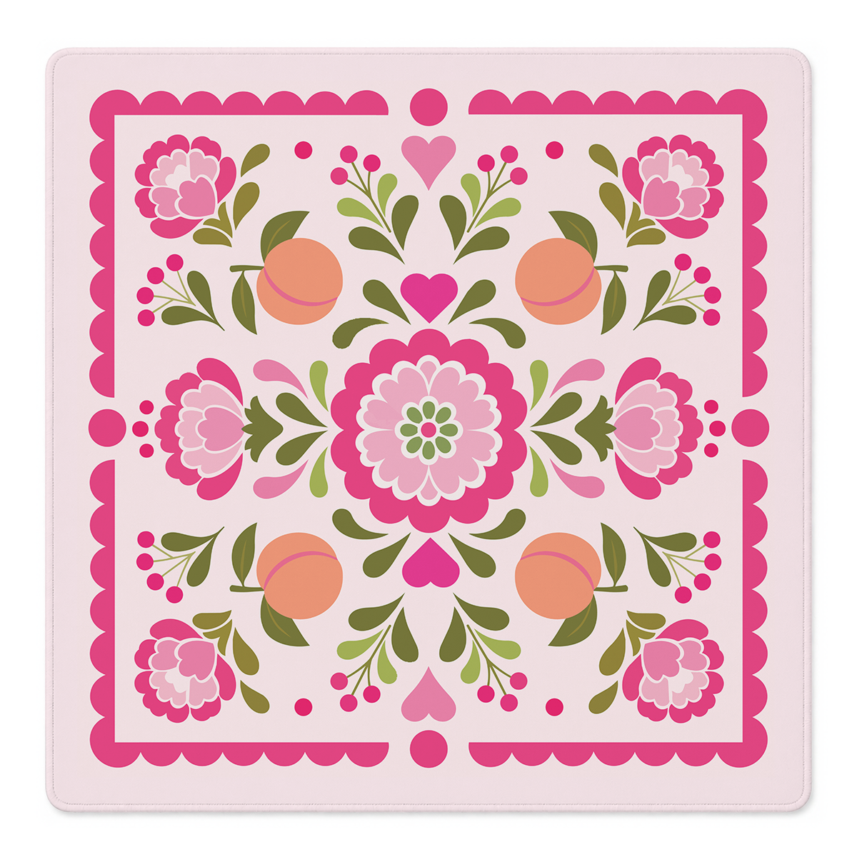 Just Peachy Keen Mahjong Mat | Mahjong by SI