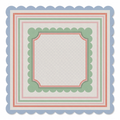 Seaside Sorbet Stripe Mahjong Mat | Mahjong by SI