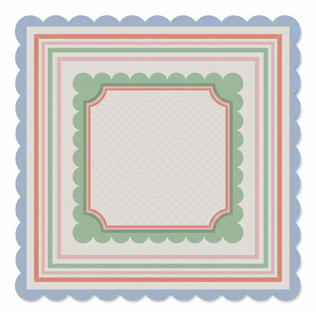 Seaside Sorbet Stripe Mahjong Mat | Mahjong by SI
